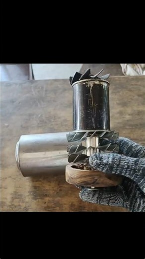 Self made Mini turbo jet engine🔥 #jetengine #homemade #shorts #turbojet #jet #creativity