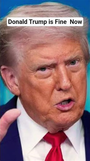 🌎 🇺🇸 Donald Trump is Fine Now #donaldtrump #america #president #usa #iran #israel #war #video #live