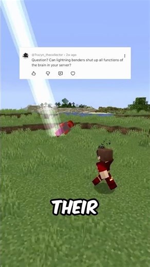 Can Lightning Bending Turn OFF Your BRAIN? #minecraft