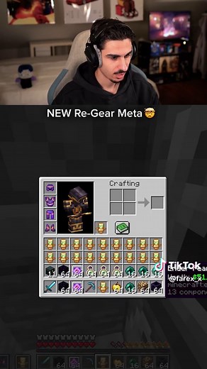 Exploring the New Re-Gear Meta in Minecraft