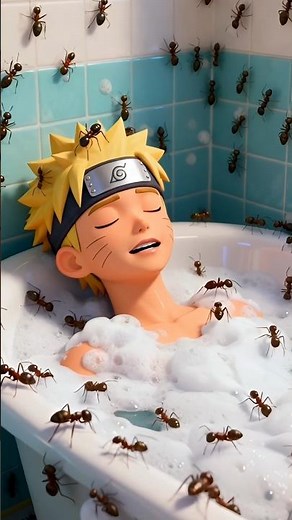 Rumah Naruto dipenuhi semut!😭🐜