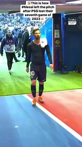 118K views · 1.5K reactions | This is how #Messi left the pitch after PSG lost their seventh game of 2023 | beIN SPORTS USA | Facebook