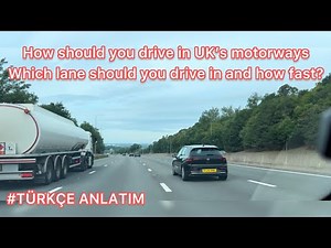 How and in which lanes to drive on UK motorways...
