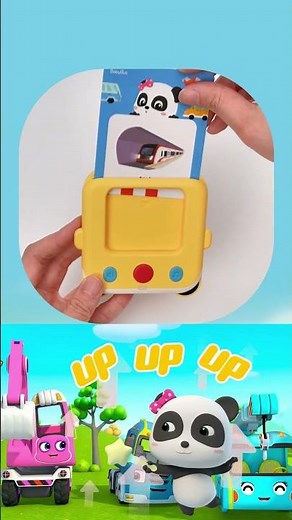 BabyBus Talking Bus - Let's take a look at the working vehicles together!