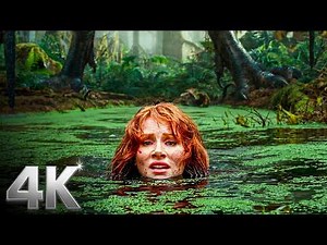 Claire Hides Beneath the Water to Survive | Jurassic World Dominion | CLIP 💥 4K