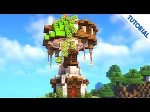 How to Build an Overgrown Mushroom House (Minecraft 1.19 Tutorial)