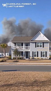 89K views · 2K reactions | A wildfire broke out in Horry County, SC this afternoon around 1:30pm local time, burning around 100 acres so far. This video from Carolina Forest shows a smoke plume as well as the strong winds that are fueling this widespread fire weather across the southeast. | WeatherNation | Facebook