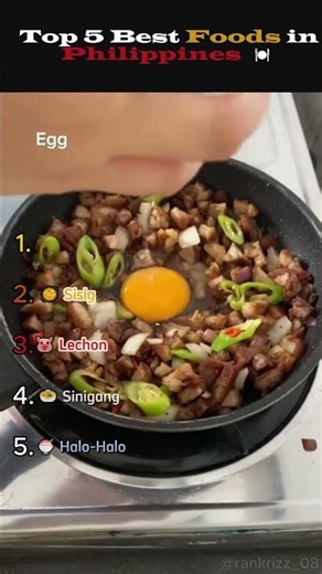🇵🇭 Top 5 Best Foods in the Philippines! 🍽️