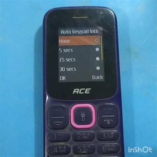 Itel ACE 3 Auto Keypad Lock Setting