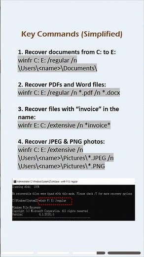 Unlock powerful data recovery with Windows File Recovery. #datarecovery