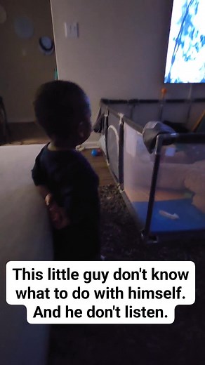 I guess he said, they up, so I'm up. Now everybody sleep and I'm still awake. #fyp #contentcreator #fblifestyle #toddlermomlife #toddler | Raven Buckner