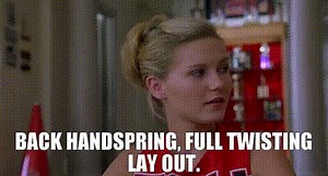 back handspring, full twisting lay out.