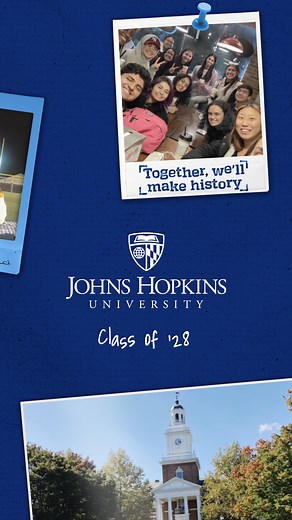 JHU Undergraduate Admissions on Instagram: "CONGRATULATIONS, Blue Jays!!! 🎉 We are thrilled to welcome our Regular Decision admitted students to The Nest and can’t wait to see what you’ll bring to the Hopkins Class of 2028! 💙 Tag us to be featured in our stories and tell us what you’re most excited about in the comments below! #Hopkins #JHU #JohnsHopkins #JohnsHopkinsUniversity #JHU2028 #Classof2028 #RegularDecision #College #CollegeApps #CollegeDecisions #GoHop"