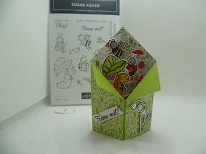 Tuxedo Karte / Smoking Karte /Produktpaket Süsse Käfer / Stampin´Up!