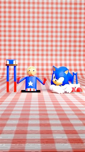 Sonic & Captain Baldi: The Super Style Swap! 💨🛡️