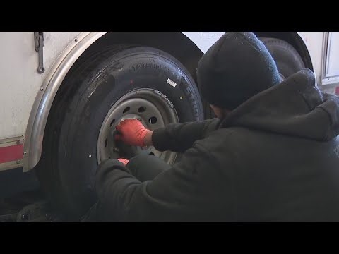 Mobile tire shop sees uptick in sales during Denver’s first big snow