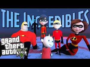 GTA 5 Mods - THE ULTIMATE INCREDIBLES 2 MOD w/ Screenslaver (GTA 5 PC Mods Gameplay)