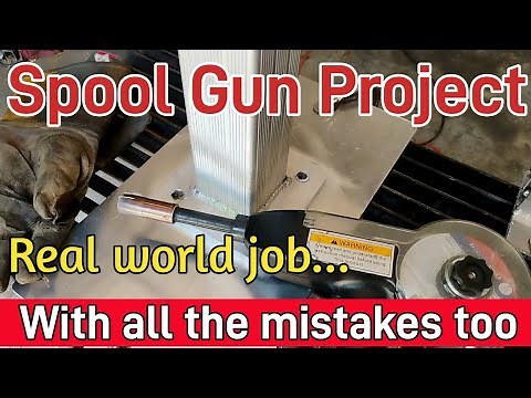 Simple Aluminum Welding Project Using a Spool Gun | Beginner-Friendly Setup