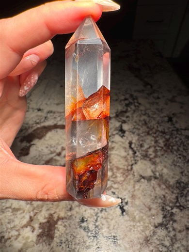 AAA Super Clear Fire Quartz Tower - EXACT CRYSTAL - Us Seller - Etsy
