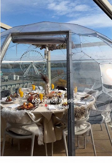 Experience a Unique 65$ Brunch in a Dome in Montreal