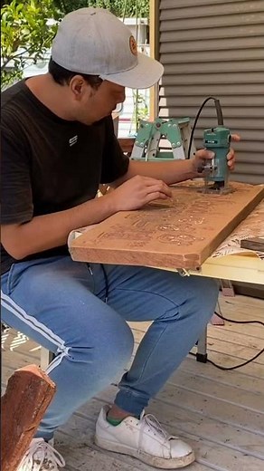 トリマー使って、手作り看板・表札をDIY