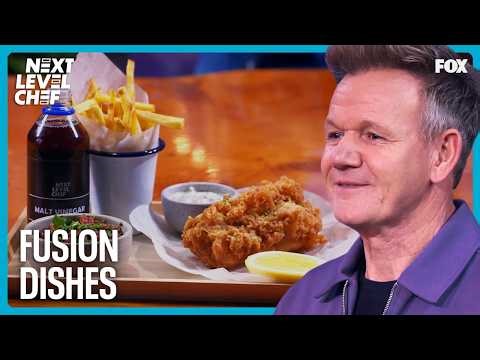 The Judges Taste The Chefs’ Fusion Dishes (Ft. Alexi Lalas) | Next Level Chef
