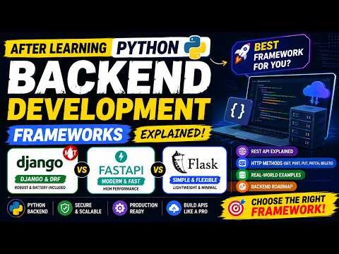 After Learning Python, Learn These Backend Frameworks (Django, FastAPI & Flask) ⭐