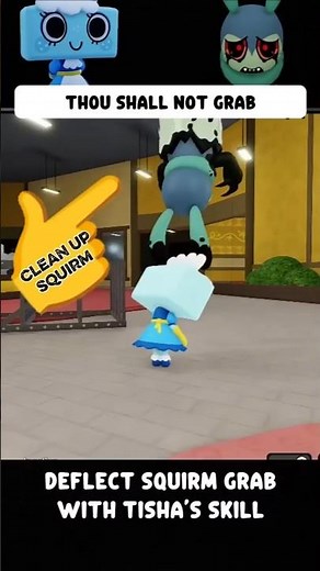 Tisha is immune with the new skill update #dandysworld #roblox #update