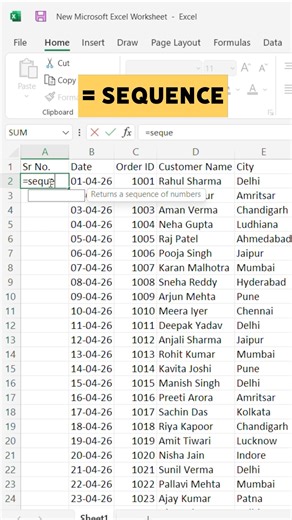 Excel hack you didn't know you needed! ⚡️#excel #exceltips #excelbasics #spreadsheet #tipsntricks