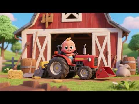 Baby Tractor’s Big Barn Cleanup | Fun Kids Songs & Nursery Rhymes