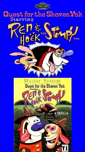 Ren & Stimpy: Quest for the Shaven Yak – SEGA Master System #sega #renandstimpy #retrogaming #gaming