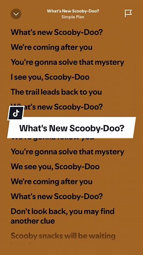 What's New Scooby-Doo? Lyrics by Simple Plan