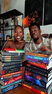 Adwoa & Solomon | Creative Couple on Instagram: "We love a good book rec video because you always come through with more suggestions 🫶🏾 Our TBR list keeps growing…we’re currently reading First Born of the Sun by @justmarvewrites , Blood Slaves by @markusredmond and the newest addition to the TJ Young series ✨ Comment ‘Library’ if you want a link to our digital library of almost 100 book recommendations - we’ve made some changes and it looks SO good now 🤩 Below is the list of books we mentione
