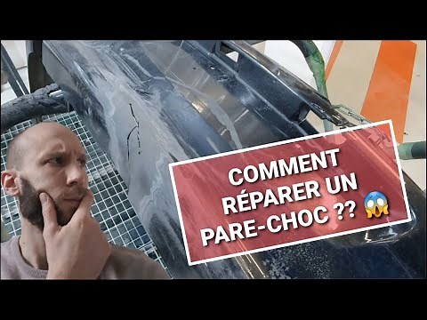 Comment réparer un pare-choc cassé