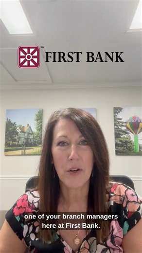 Watch as Chris shares a few of her favorite things about the First Bank Mobile App. 📲 See why banking on-the-go has never been simpler! ✨ Get started at myfirst.bank/enroll | First Bank
