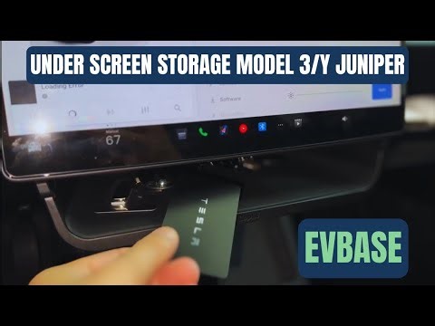 EVBASE Tesla Organizer Tray – Magnetic Storage Upgrade for Model 3⧸Y!