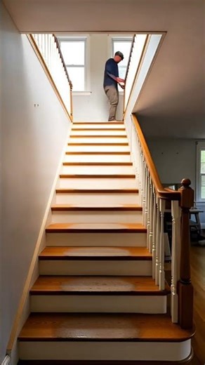 American style staircase renovation design | Design Lapse | #interiordesign #ai #aivideo #viral