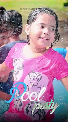 🌞 Kids Summer Pool Party 🏖️ | Epic Water Splash Fun 💦 | Cute Kids Swimming Pool Adventures 😍