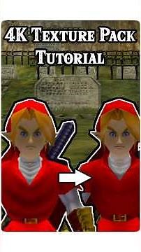 Zelda Ocarina of Time 4K HD Texture Pack Tutorial! (2026)