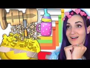 Trying ODDLY SATISFYING Apps 2 | Wood Carving, Soap Carving, Ironing?