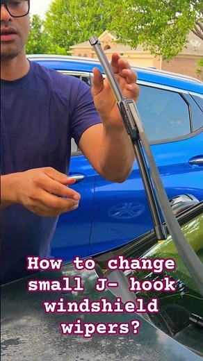 How to change small J- hook windshield wipers? #dyi #windshieldwipers