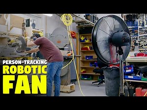 Following Fan is a Person-Tracking Robotic Fan That Always Stay Pointed At You.