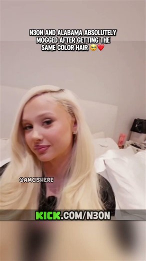 N3on and Alabama absolutely mogged after getting the same color hair #n3on #n3onclips #alabamabarker