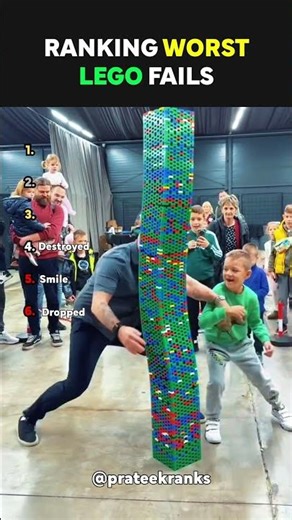 Ranking the LEGO Fails That Broke Everything #lego #shorts