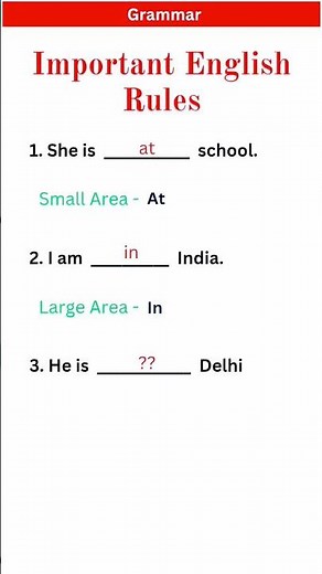 Essential Prepositions with Examples | Master Everyday Sentences Fast!#grammar #preposition