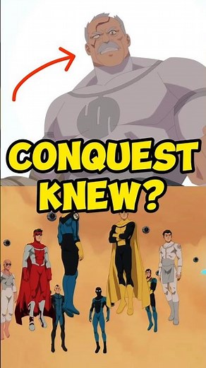 Did Conquest Knew? #invincible #markgrayson #invincibleseason3 #invinciblecomics #omniman