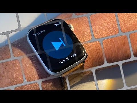 Present with Keynote using your Apple Watch