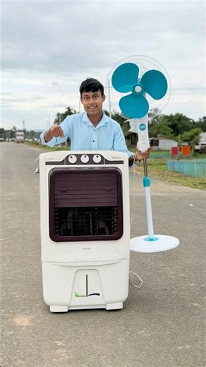 Mini Air Fan Vs Big Portable AC Cooler Unboxing 😛