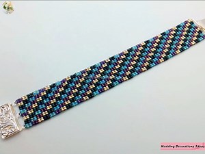 2.9K views · 92 reactions | How to Make a Square Stitch Bracelet #beadedjewelry #beads #beadsbracelet #bracelet #trendingvideos #tutorial | Wedding Decoration Ideas | Facebook