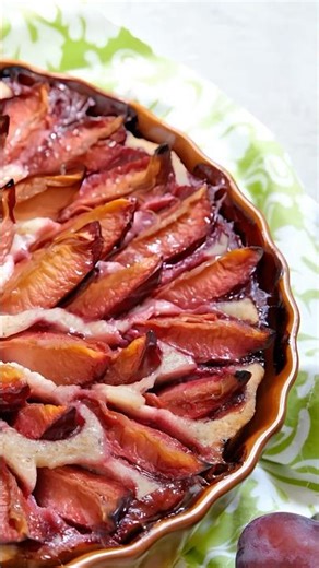Plum Tart with Almond Cream 😍